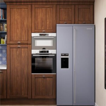 Bronn Blue & Walnut Kitchen