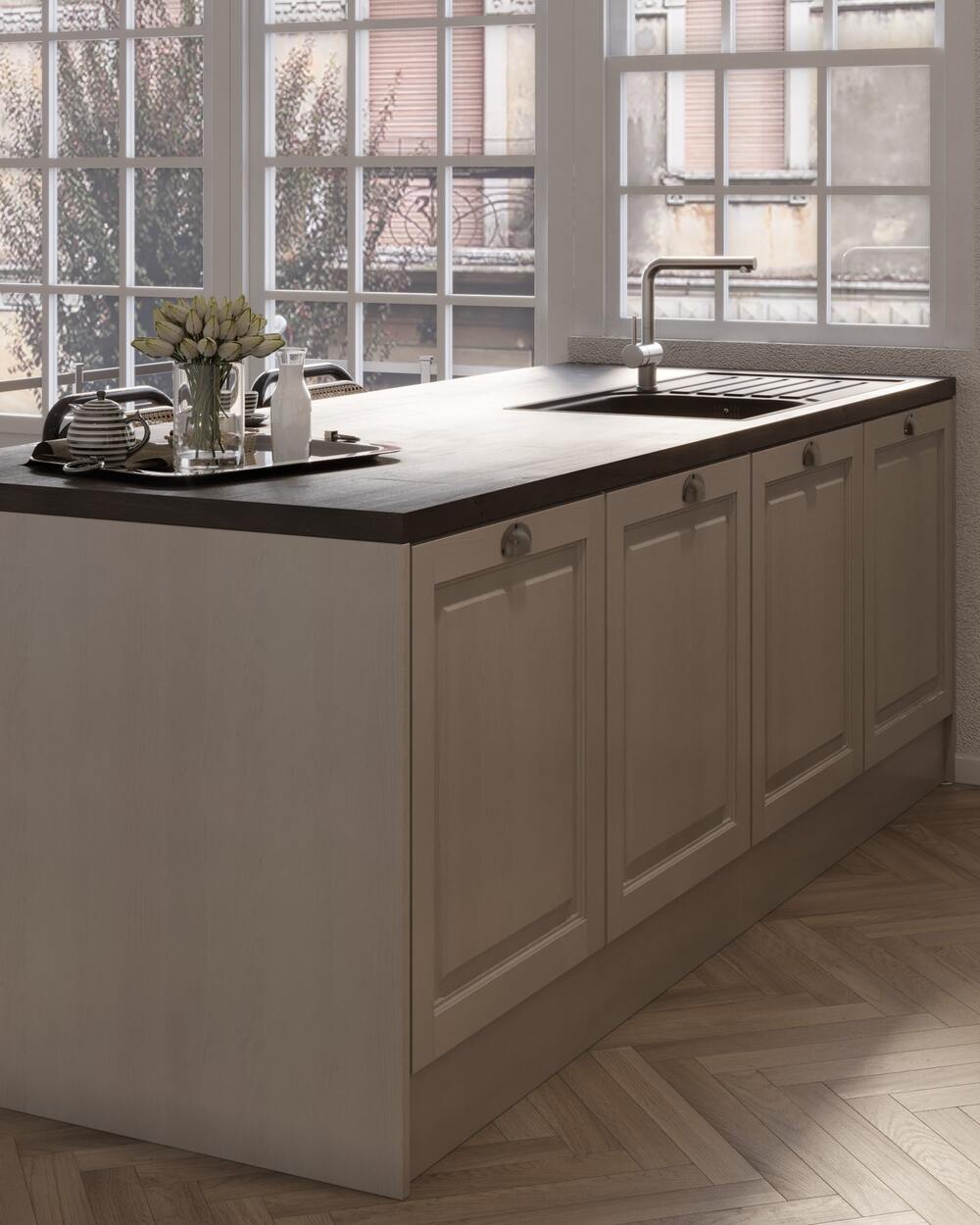 Bronn Kitchen White