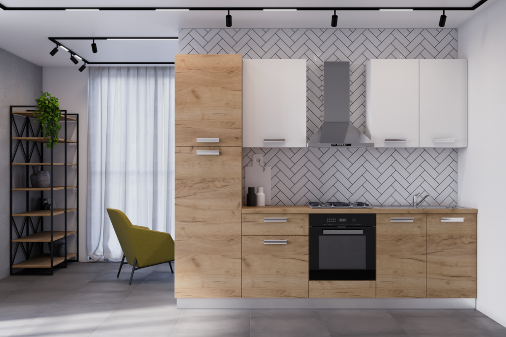 SARAH_FIXED_LIGHT_OAK_&_WHITE_MATT_A Sarah Kitchen