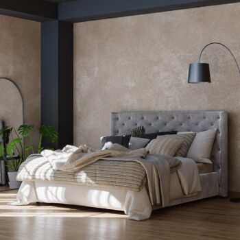 Luise Bed Light Grey